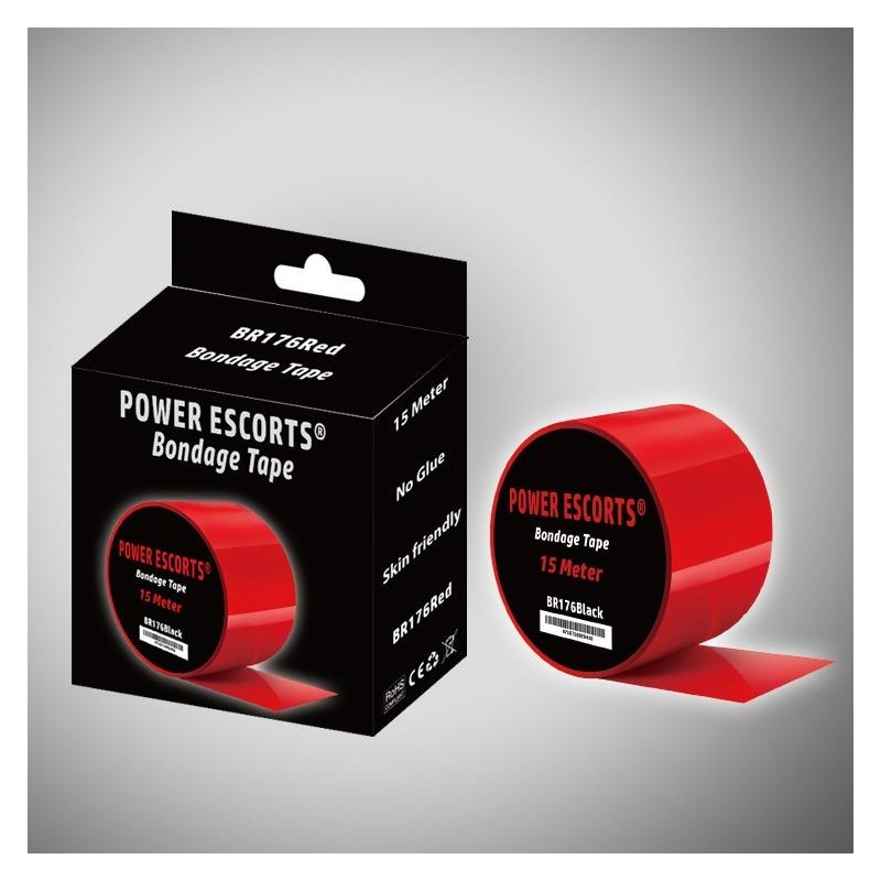 Bondage Tape 15 meter red